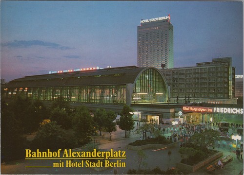 Berlin ansichtskarte bahnhof - berlin,