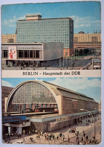 Berlin ddr bahnhof - ak, ddr,