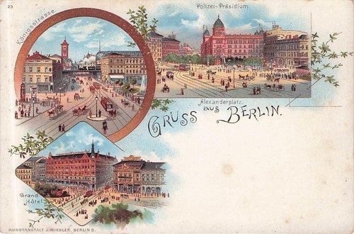 Lithographie berlin grand - berlin,,